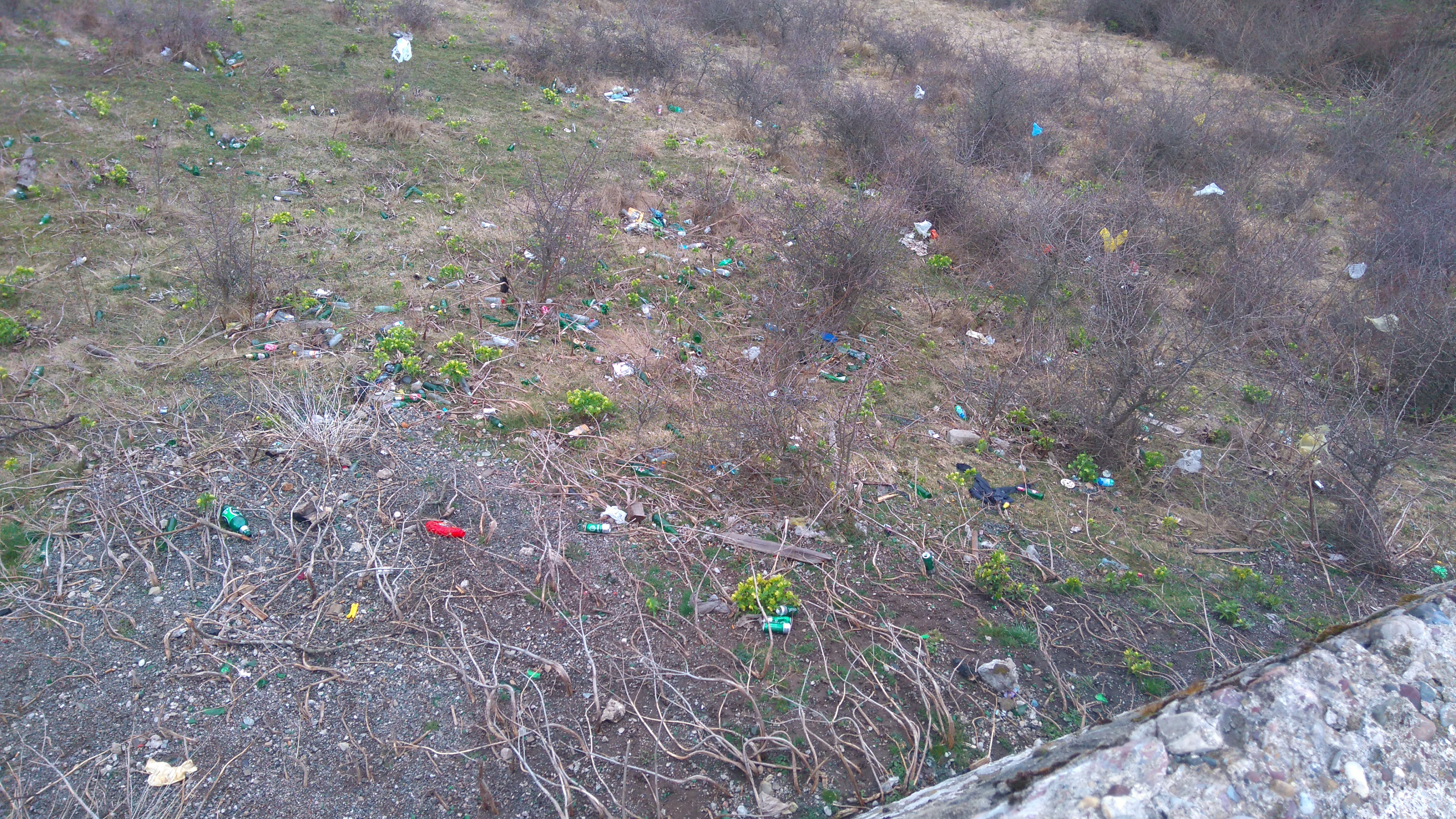 An open dump next to Kotina Krivina in Vareš (photo by: Zlatan Likić)