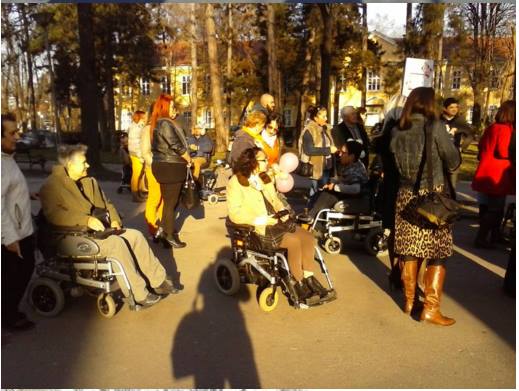 “We Want Visibility" campaign on the streets of Banja Luka (photo: Danka Cvijić)
