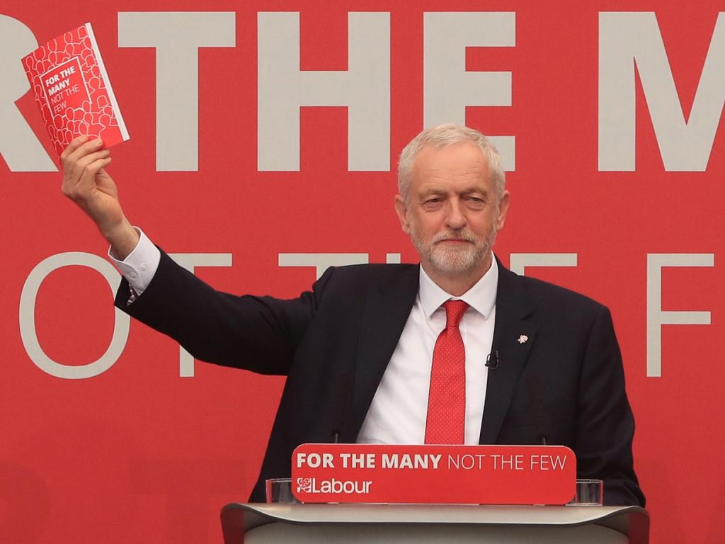 "For the many, not the few" (Source: independent.co.uk)