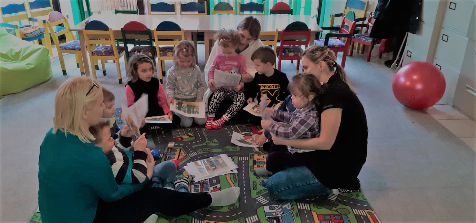 Workshops at the Mala Sirena kindergarten. (source: Mala Sirena archives)